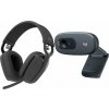 Logitech Sluchátka Zone Vibe 100 (981-001213) + C270 (960-001063)