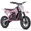 LEAN CARS Elektrická motorka TRAIL KING HP114E - ružová - 800w- 36V9Ah - 2024