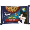 Felix Sensations Jellies Lahodný výber v želé, hovädzie a kura 4 x 85 g
