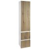 AQUALINE - PANEDA STRIP skrinka vysoká 35x165x31cm, dub emporio, ľavá/pravá PN265
