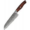 KnifeBoss kuchársky damaškový nôž Santoku 8