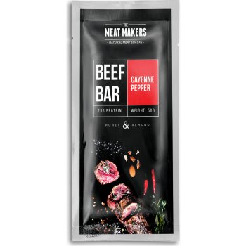 Meat Makers Jerky Bar Cayenne Pepper sušené mäso tyčinka 50 g