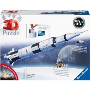 Ravensburger 3D puzzle Vesmírná raketa Saturn V 432 ks