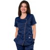 Perlička® Zdravotnícka blúzka ELIZABETH Navy modrá/Zlatá Veľkosť: 34, Farba: Navy/Zlatá