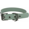 CityStyle odolný obojok potiahnutý PVC, šalviová S-M: 30-37 cm/ 20 mm