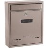 poštová schránka z nehrdzavejúcej ocele, 310 x 260 x 90 mm 150209