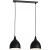 Luminex | Luster na lanku NOAK 2xE27/15W/230V čierna | LU6222
