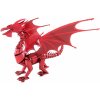 Metal Earth Luxusná oceľová stavebnica Red Dragon (502822)