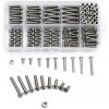 Sada 340ks M3 gombíkové skrutky z nerezovej ocele a matice