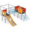 Playground System Veľká šplhacia zostava z nerezu so šmykľavkou 11306