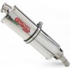 Slip-on exhaust GPR TRIOVAL K.175.TRI Polished Stainless Steel including removable db killer and link pipe