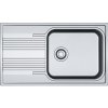 Franke Smart SRX 611-86 LB Nerezový drez s odkapávačom, obojstranný, 86x50cm, 101.0395.055