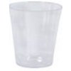 Poháre plastové kryštál 40 ml 50 ks priehľadné