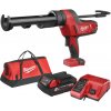 Milwaukee C18 PCG/310C-201B Aku pistole na kartuše 310 ml (Aku 2,0 Ah)