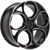 RACING LINE Racing Line L2387 8.0x20 5x110 ET37 Mbhm - Polished + Black Half Matt 65.1