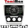 TomiMax Škoda Octavia 2 Android 14 autorádio s WIFI, GPS, USB, BT HW výbava: 8 Core 6GB+128GB HIGH