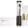 Swissdent Travel Set remineralizačná zubná pasta s bieliacim účinkom 10 ml + zubná kefka 1 ks