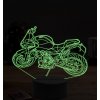 Beling 3D lampa,Kawasaki Z650, 7 farebná ZZ50