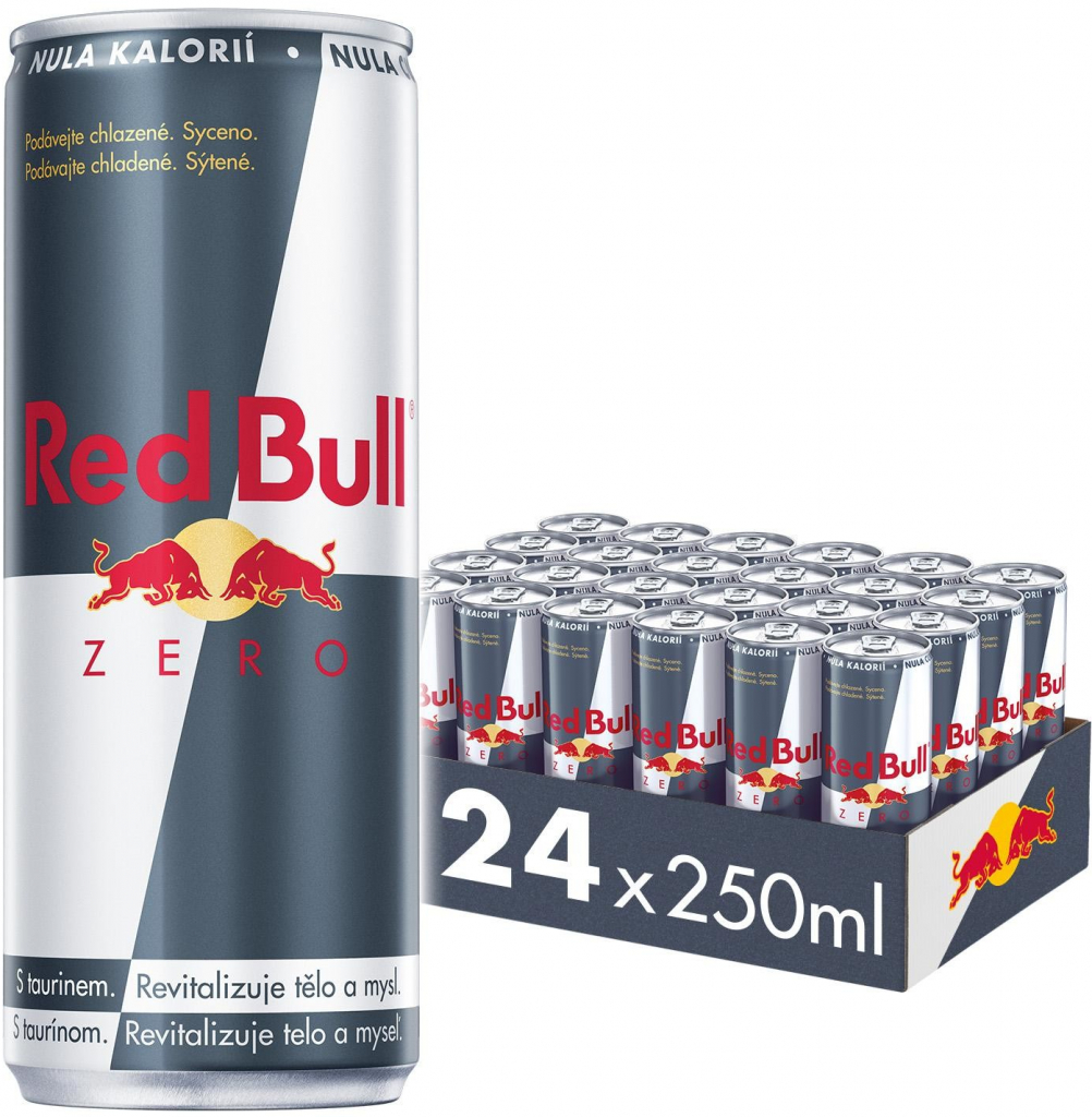 Red Bull Zero energetický nápoj 24x250 ml od 31,9 € - Heureka.sk