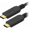 AlzaPower Core USB-C to USB-C 3.2 Gen 1 100W 0.15m čierny APW-CBTC3001B