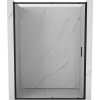 Mexen Exo posuvné sprchové dvere 145 cm, transparentné, čierne - 8151-145-000-70-00