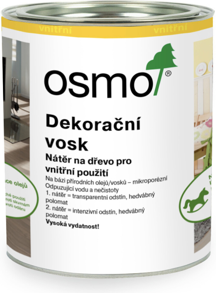 Osmo W100 Dekoračný vosk intenzívny Elementy 0,75 l Hlboký oceán
