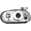 predné svetlá VW Golf IV 97-04 CCFL Angel Eyes chróm