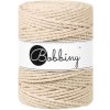 Bobbiny 3PLY Macramé Rope 5 mm 100 m Warm Beige Špagát