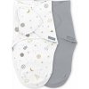 INGENUITY Zavinovačka SwaddleMe™ Ulitka bavlna Sunset space 2ks 0,5 TOG 0-3m 17381-073