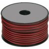 Kábel 2x1 mm, Balenie 50m (čierno červený)