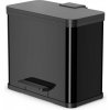 Hailo 0633-260 Öko Trio Plus L pedálový kôš 3x9L čierny