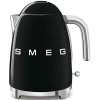 Smeg KLF03BLEU rýchlovarná kanvica, 1, 7 l, (7 šálok), 2400 W, štýl 50. rokov, čierna