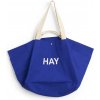 HAY Bavlnená taška Weekend Bag L Electric Blue