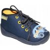 Befado detské papuče Šnurovacie modré, veľkosť 26