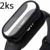 2ks Ochranný kryt pre Xiaomi Mi Band 3/4/5/6 - čierny MBSCZ-3DKRYTCE2