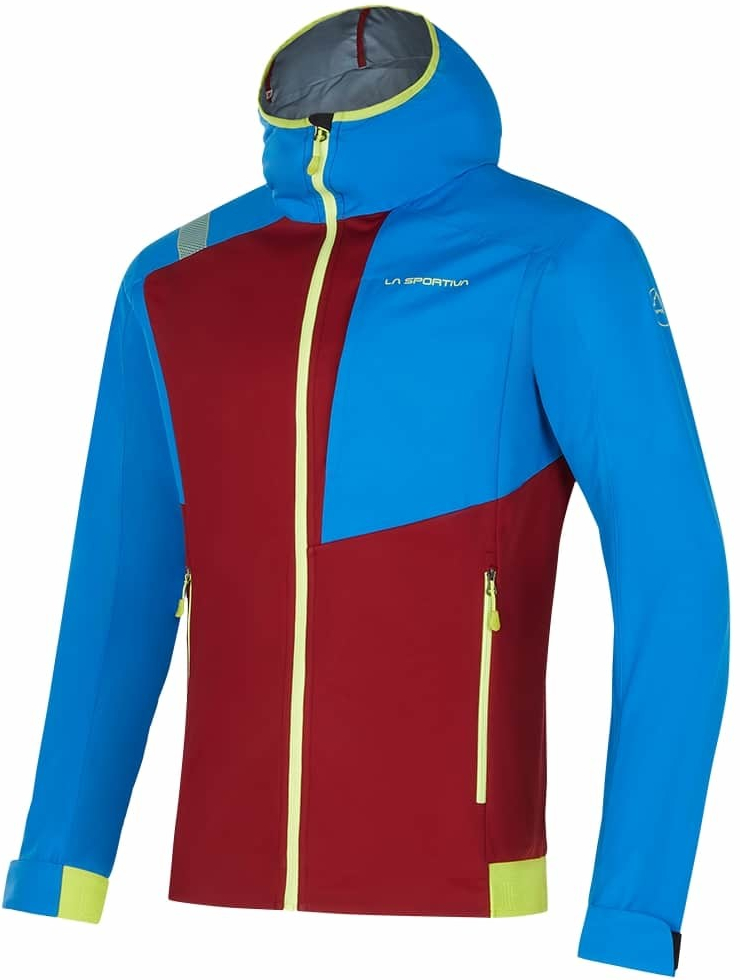 La Sportiva Macnas softshell Jacket Sangria Electric Blue