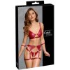 Cottelli Bondage lesklá podprsenka s setom putami