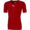 Puma Liga Baselayer SS pánsky futbalový dres červený 655918 01