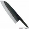 Dictum 719553 - Blade Blank with Black Forged Skin, 3 Layers, Santoku - Čepeľ