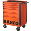 BAHCO Dielenský mobilný vozík 6 zásuviek, oranžový (RAL 2009), 1472K6