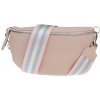 NovaKabelka.sk Reni Grande Rosa Chiara s prídavným popruhom I kožená talianska crossbody kabelka ružová
