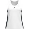 Dievčenské tielko Head CLUB 25 Tank Top Girls Navy/White 164 cm