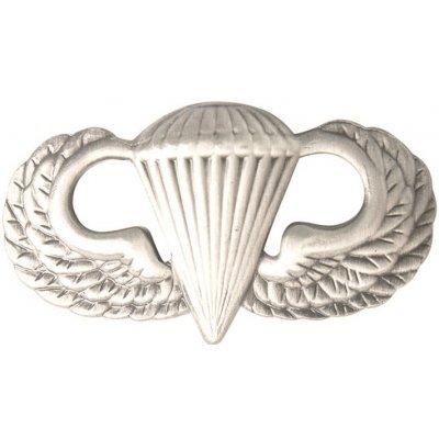 Odznak US Para - strieborný