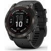 Garmin fenix 7X Pro - Sapphire Solar Edition - 51 mm - faserverstärktes Polymer - intelligente Uhr mit Band - Silikon - Čierna - Handgelenkgröße: 127-210 mm - Anzeige 3.556 cm (1.4