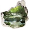 Fototapeta diera na stenu 3D Vodopád v lese 75x75 cm
