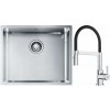Súprava nerezový drez Franke Box 127.0453.656, kuchynská batéria Franke Lina 115.0626.085
