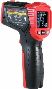 Habotest HT651D Digitálny laserový pyrometer / merač vlhkosti (HT651D)