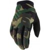 100% rukavice BRISKER camo/čierna - XL