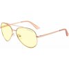 Okuliare na počítač GUNNAR Maverick Rosegold, jantárové sklá (MAV-01701)
