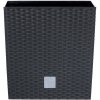 Kvetináč RATO LOW s vkladom 17 cm - antracit (Prosperplast DRTS170L-S433)